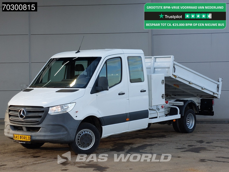 Mercedes-Benz Sprinter 514 CDI Kipper met Kist Dubbel Cabine Dubbellucht 3,5t Trekhaak Airco Cruise Euro6 Tipper Benne Kieper Airco Trekhaak Cruise con - Carrinha basculante: foto 1 Mercedes-Benz Sprinter 514 CDI Kipper met Kist Dubbel Cabine Dubbellucht 3,5t Trekhaak Airco Cruise Euro6 Tipper Benne Kieper Airco Trekhaak Cruise con - Carrinha basculante: foto 1