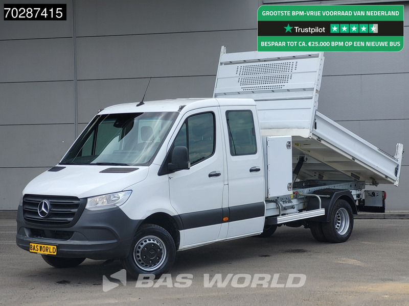 Mercedes-Benz Sprinter 514 CDI Kipper met Kist Dubbel Cabine Dubbellucht 3,5t Trekhaak Airco Cruise MBUX CarPlay Euro6 Tipper Benne Kieper 2m3 Airco Tr - Carrinha basculante: foto 1 Mercedes-Benz Sprinter 514 CDI Kipper met Kist Dubbel Cabine Dubbellucht 3,5t Trekhaak Airco Cruise MBUX CarPlay Euro6 Tipper Benne Kieper 2m3 Airco Tr - Carrinha basculante: foto 1