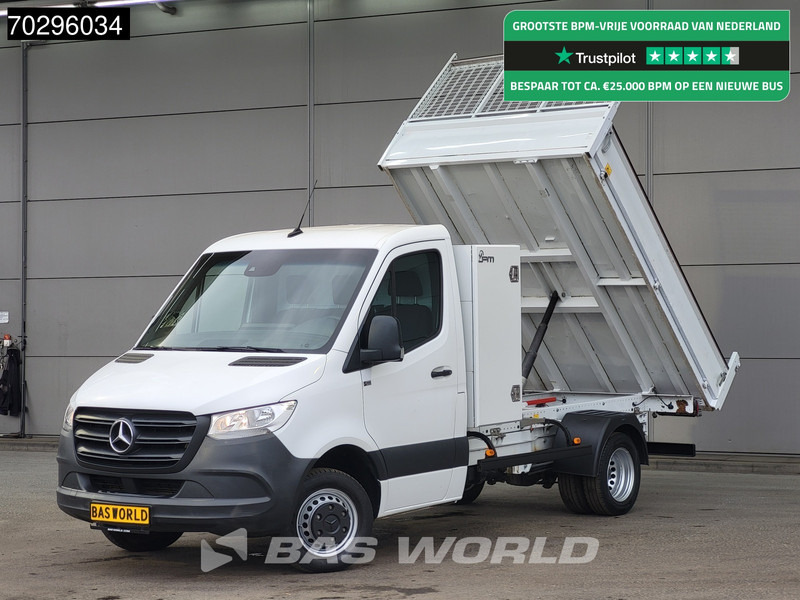 Mercedes-Benz Sprinter 514 CDI Kipper met Kist Dubbellucht 3,5t Trekhaak Airco Cruise Euro6 Tipper Benne Kieper Airco Trekhaak Cruise control - Carrinha basculante: foto 1 Mercedes-Benz Sprinter 514 CDI Kipper met Kist Dubbellucht 3,5t Trekhaak Airco Cruise Euro6 Tipper Benne Kieper Airco Trekhaak Cruise control - Carrinha basculante: foto 1