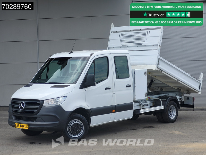 Mercedes-Benz Sprinter 514 CDI Open Laadbak met Kist Dubbel Cabine Dubbellucht 3,5t Trekhaak Airco Cruise MBUX CarPlay Euro6 Pritsche Pickup Open Box 2 - Carrinha de caixa aberta: foto 1 Mercedes-Benz Sprinter 514 CDI Open Laadbak met Kist Dubbel Cabine Dubbellucht 3,5t Trekhaak Airco Cruise MBUX CarPlay Euro6 Pritsche Pickup Open Box 2 - Carrinha de caixa aberta: foto 1