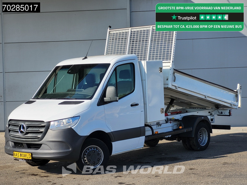 Mercedes-Benz Sprinter 514 CDI Open Laadbak met Kist Dubbellucht 3,5t Trekhaak Airco Euro6 Pritsche Pickup Open Box 2m3 Airco Trekhaak - Carrinha de caixa aberta: foto 1 Mercedes-Benz Sprinter 514 CDI Open Laadbak met Kist Dubbellucht 3,5t Trekhaak Airco Euro6 Pritsche Pickup Open Box 2m3 Airco Trekhaak - Carrinha de caixa aberta: foto 1