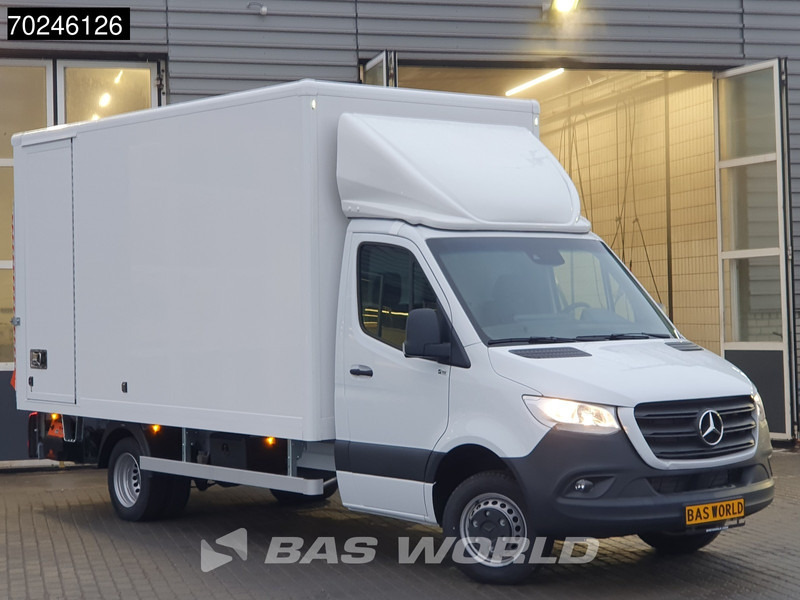 Carrinha de contentor novo Mercedes-Benz Sprinter 515 CDI Automaat 1000kg Laadklep Zijdeur Dubbellucht Bakwagen MBUX Airco Cruise MBUX Koffer Meubelbak 21m3 Airco Cruise control: foto 8