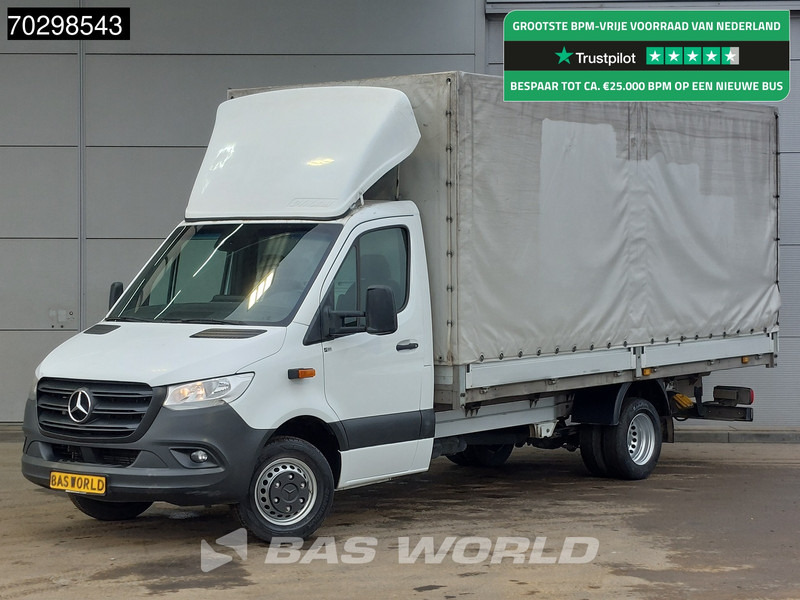 Mercedes-Benz Sprinter 519 CDI 3.0L V6 Automaat 484cm Dubbellucht Huif Bakwagen 190PK Airco Cruise Euro6 Meubelbak Koffer Airco - Carrinha de lona: foto 1 Mercedes-Benz Sprinter 519 CDI 3.0L V6 Automaat 484cm Dubbellucht Huif Bakwagen 190PK Airco Cruise Euro6 Meubelbak Koffer Airco - Carrinha de lona: foto 1
