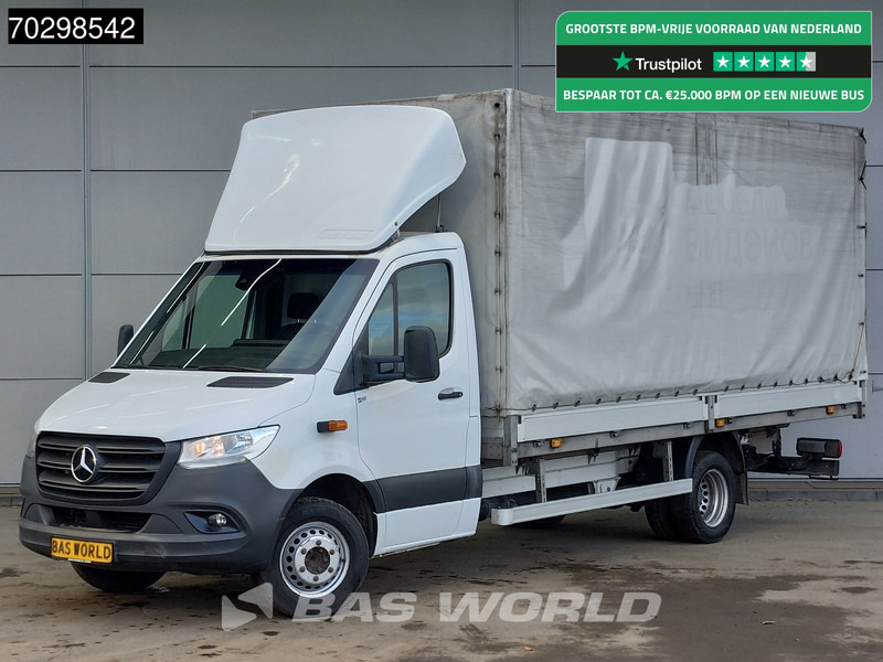 Mercedes-Benz Sprinter 519 CDI 3.0L V6 Automaat 484cm Dubbellucht Huif Bakwagen 190PK Airco Cruise Euro6 Meubelbak Koffer Airco - Carrinha de lona: foto 1 Mercedes-Benz Sprinter 519 CDI 3.0L V6 Automaat 484cm Dubbellucht Huif Bakwagen 190PK Airco Cruise Euro6 Meubelbak Koffer Airco - Carrinha de lona: foto 1