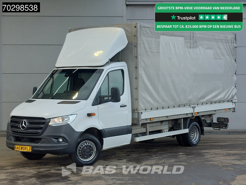 Mercedes-Benz Sprinter 519 CDI 3.0L V6 Automaat 484cm Dubbellucht Huif Bakwagen 190PK Airco Cruise Euro6 Meubelbak Koffer Airco - Carrinha de lona: foto 1 Mercedes-Benz Sprinter 519 CDI 3.0L V6 Automaat 484cm Dubbellucht Huif Bakwagen 190PK Airco Cruise Euro6 Meubelbak Koffer Airco - Carrinha de lona: foto 1