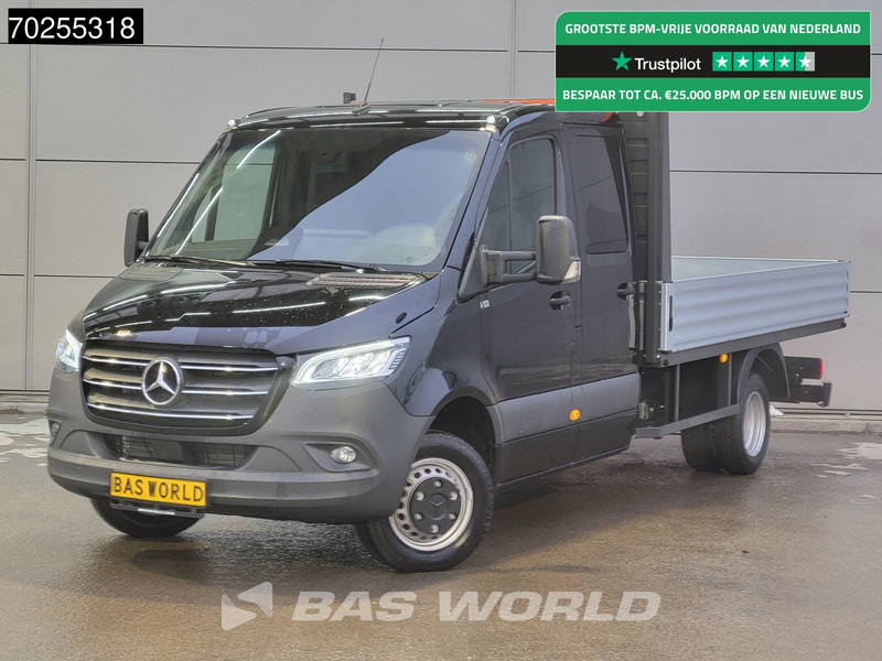 Mercedes-Benz Sprinter 519 CDI Automaat Open Laadbak Dubbel Cabine 3.5t trekhaak LED Navi Camera ACC Pickup Pritsche Airco Dubbel cabine Trekhaak Cruis - Carrinha de caixa aberta: foto 1 Mercedes-Benz Sprinter 519 CDI Automaat Open Laadbak Dubbel Cabine 3.5t trekhaak LED Navi Camera ACC Pickup Pritsche Airco Dubbel cabine Trekhaak Cruis - Carrinha de caixa aberta: foto 1