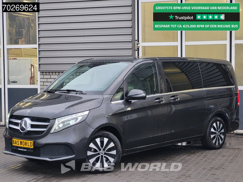 Mercedes-Benz V-Klasse 220 Ex.BPM/BTW Automaat Personenvervoer 7-Persoons L2H1 Trekhaak LED Navi Leder Airco Cruise Camera CarPlay Parkeersensoren Stan - Minibus, Furgão de passageiros: foto 1 Mercedes-Benz V-Klasse 220 Ex.BPM/BTW Automaat Personenvervoer 7-Persoons L2H1 Trekhaak LED Navi Leder Airco Cruise Camera CarPlay Parkeersensoren Stan - Minibus, Furgão de passageiros: foto 1