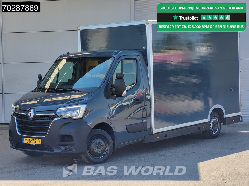 Renault Master 150PK Bakwagen Airco Cruise Luchtvering Meubelbak Plancher Verkoopwagen Foodtruck Paardenwagen 18m3 Airco Cruise control - Carrinha de contentor: foto 1 Renault Master 150PK Bakwagen Airco Cruise Luchtvering Meubelbak Plancher Verkoopwagen Foodtruck Paardenwagen 18m3 Airco Cruise control - Carrinha de contentor: foto 1