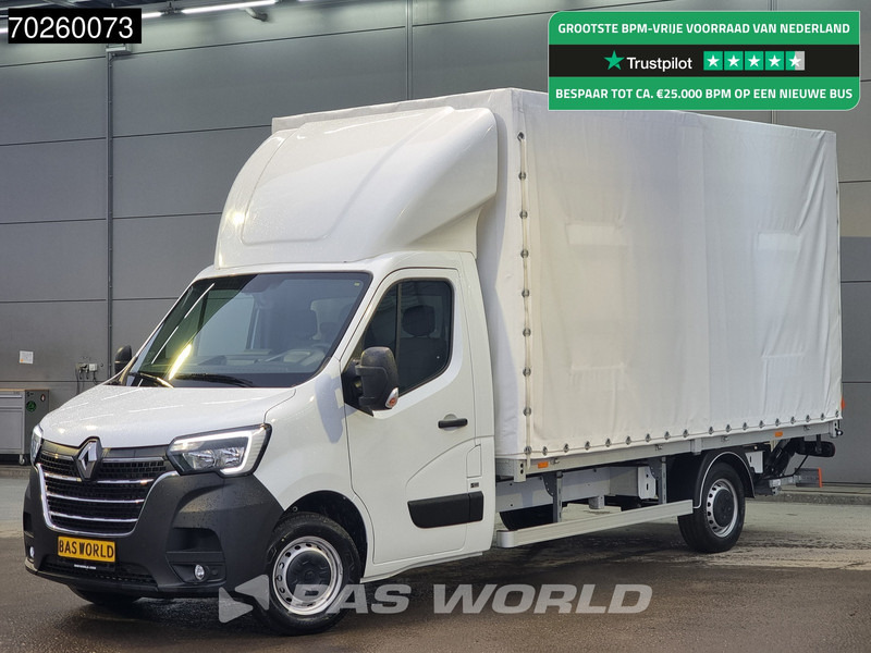 Carrinha de lona novo Renault Master 165PK Schuifzeilen met Laadklep Bakwagen Airco Cruise Schuifzeil Zeilen Koffer Meubelbak 20m3 Airco Cruise control: foto 1