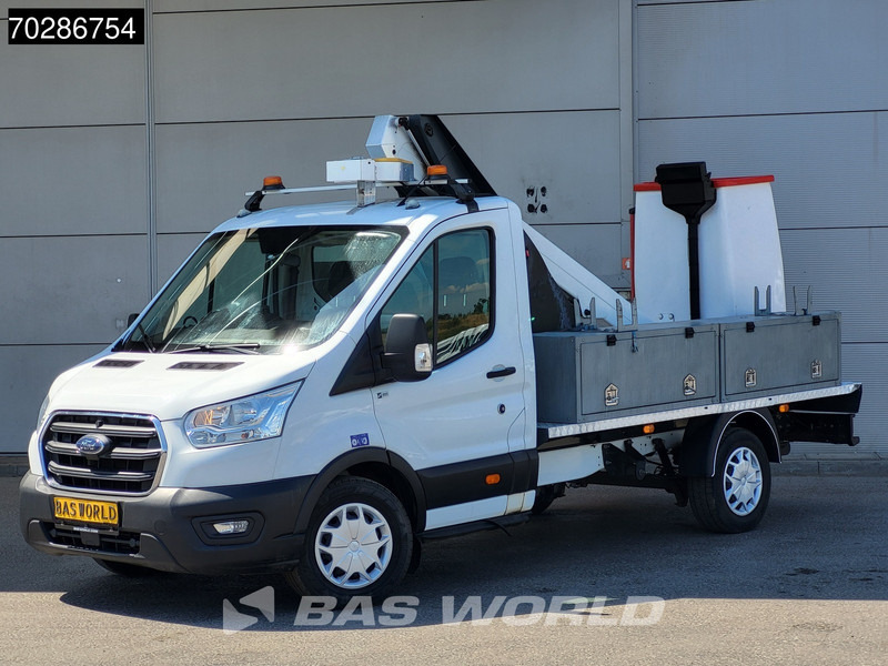 Ford Transit 130pk Hoogwerker 11meter Werkhoogte Trekhaak Airco Cruise Euro6 Nacelle Arbeitsbühne 1Personen Trekhaak Cruise control - Veículo comercial: foto 3 Ford Transit 130pk Hoogwerker 11meter Werkhoogte Trekhaak Airco Cruise Euro6 Nacelle Arbeitsbühne 1Personen Trekhaak Cruise control - Veículo comercial: foto 3