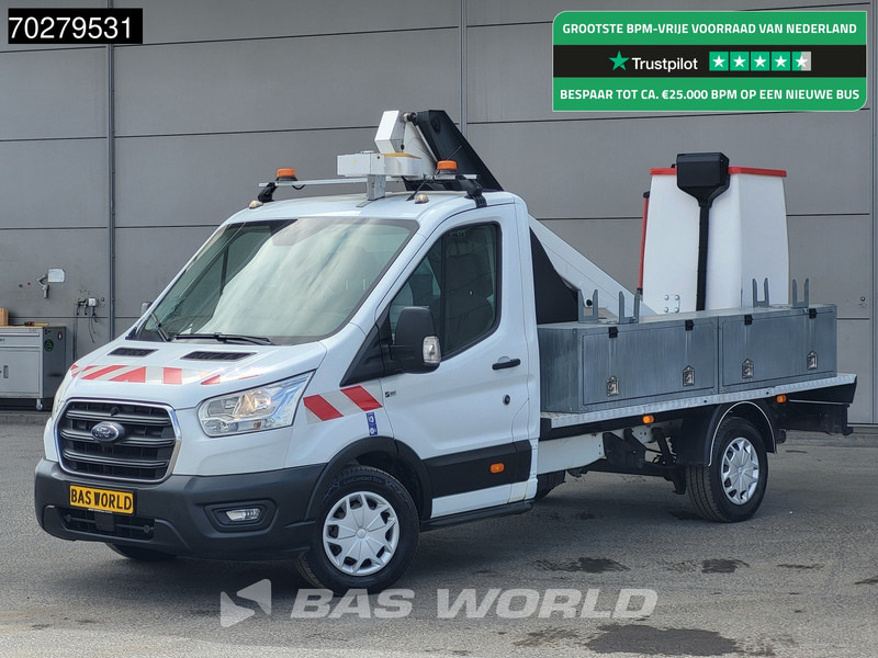 Ford Transit 130pk Hoogwerker 11meter werkhoogte Trekhaak Airco Cruise Camera Euro6 Parkeersensoren Hubarbeitsbühne France Elevateur Airco Tr - Veículo comercial: foto 1 Ford Transit 130pk Hoogwerker 11meter werkhoogte Trekhaak Airco Cruise Camera Euro6 Parkeersensoren Hubarbeitsbühne France Elevateur Airco Tr - Veículo comercial: foto 1