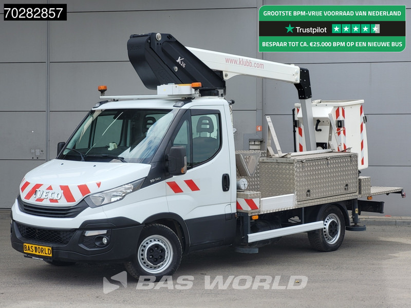 Veículo comercial Iveco Daily 35S14 Hoogwerker Klubb 11meter werkhoogte Navi Airco Cruise Camera Parkeersensoren Euro6 Hubarbeitsbühne 1Personen Airco Cruise: foto 1