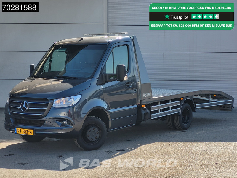 Mercedes-Benz Sprinter 519 3.0L V6 Autotransporter Oprijwagen Lier Trekhaak Navi Airco Cruise MBUX Euro6 Cartransporter Airco Trekhaak Cruise control - Veículo comercial: foto 1 Mercedes-Benz Sprinter 519 3.0L V6 Autotransporter Oprijwagen Lier Trekhaak Navi Airco Cruise MBUX Euro6 Cartransporter Airco Trekhaak Cruise control - Veículo comercial: foto 1