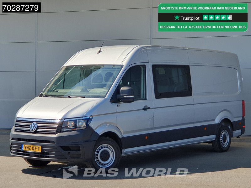 Furgão Volkswagen Crafter 177pk Dubbel Cabine L4H3 Trekhaak Airco Cruise Camera Parkeersensoren Euro6 DC Doka Mixto 11m3 Airco Trekhaak Cruise control: foto 1