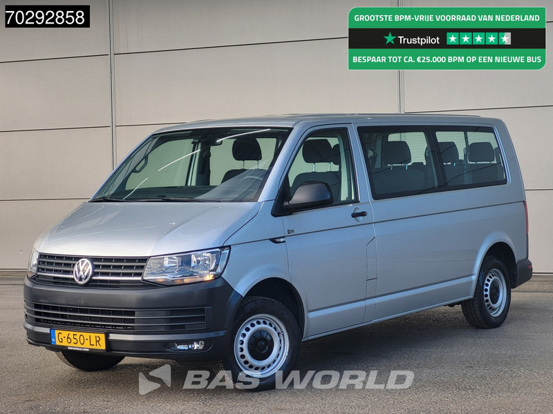 Volkswagen Transporter Incl. BPM + BTW Personenvervoer L2H1 Trekhaak Navi Airco Cruise Camera Parkeersensoren Kombi TV Taxi Euro6 Airco Trekhaak Cruise - Minibus, Furgão de passageiros: foto 1 Volkswagen Transporter Incl. BPM + BTW Personenvervoer L2H1 Trekhaak Navi Airco Cruise Camera Parkeersensoren Kombi TV Taxi Euro6 Airco Trekhaak Cruise - Minibus, Furgão de passageiros: foto 1