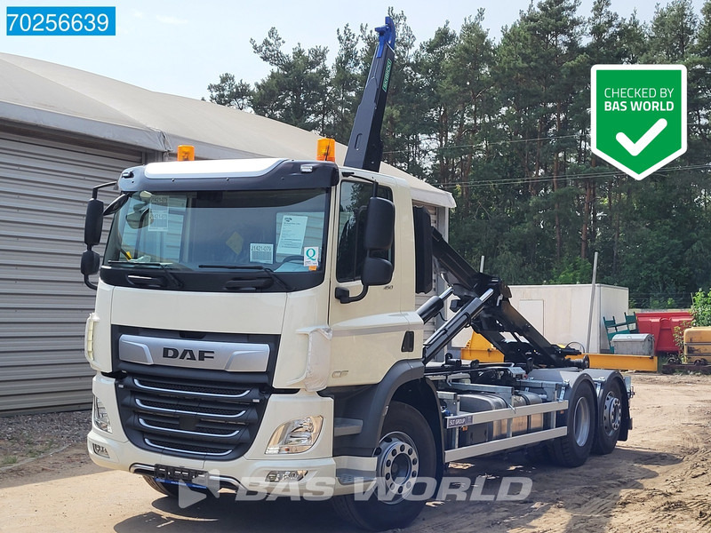 DAF CF 450 6X2 NEW 20T HOOK Lift+Lenkachse Euro 6 - Camião polibenne: foto 1 DAF CF 450 6X2 NEW 20T HOOK Lift+Lenkachse Euro 6 - Camião polibenne: foto 1