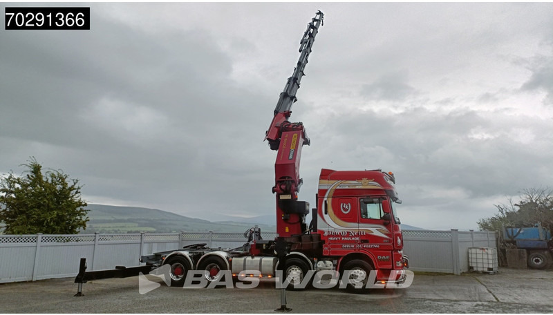 DAF XF105.510 XF 8X4 Palfinger PK150.002 9x Extensions Winch Big-Axle Euro 5 Kran Crane - Camião de caixa aberta/ Plataforma, Camião grua: foto 3 DAF XF105.510 XF 8X4 Palfinger PK150.002 9x Extensions Winch Big-Axle Euro 5 Kran Crane - Camião de caixa aberta/ Plataforma, Camião grua: foto 3