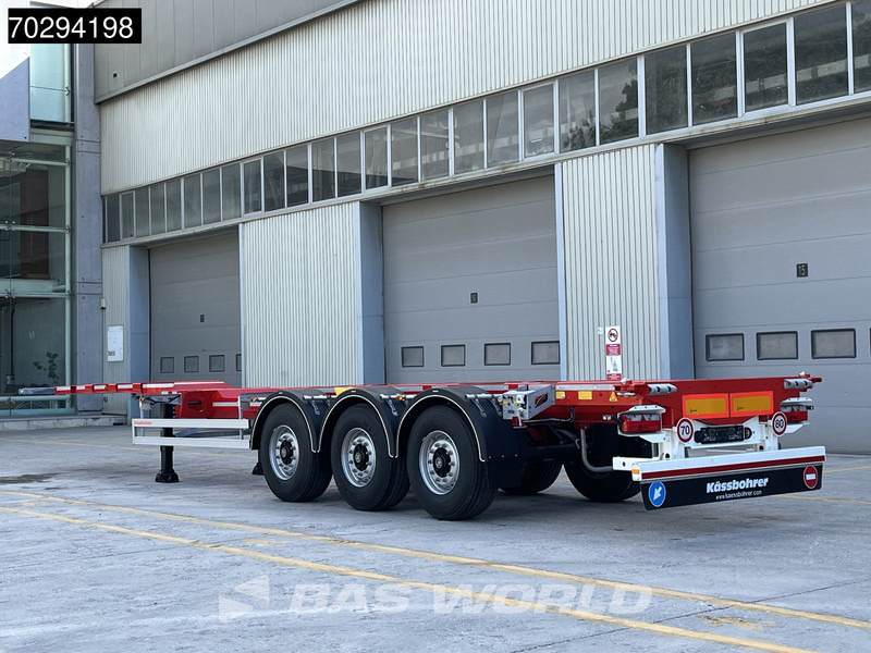 Kässbohrer 3 axles 40 ft 45 ft - Semi-reboque transportador de contêineres/ Caixa móvel: foto 3 Kässbohrer 3 axles 40 ft 45 ft - Semi-reboque transportador de contêineres/ Caixa móvel: foto 3