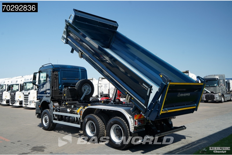 MAN TGS 33.480 TGS 6X6 11m3 KH-3-Way Kipper 6x6 Steel Suspension Automatic Big-Axle Euro 6 - Camião basculante: foto 2 MAN TGS 33.480 TGS 6X6 11m3 KH-3-Way Kipper 6x6 Steel Suspension Automatic Big-Axle Euro 6 - Camião basculante: foto 2