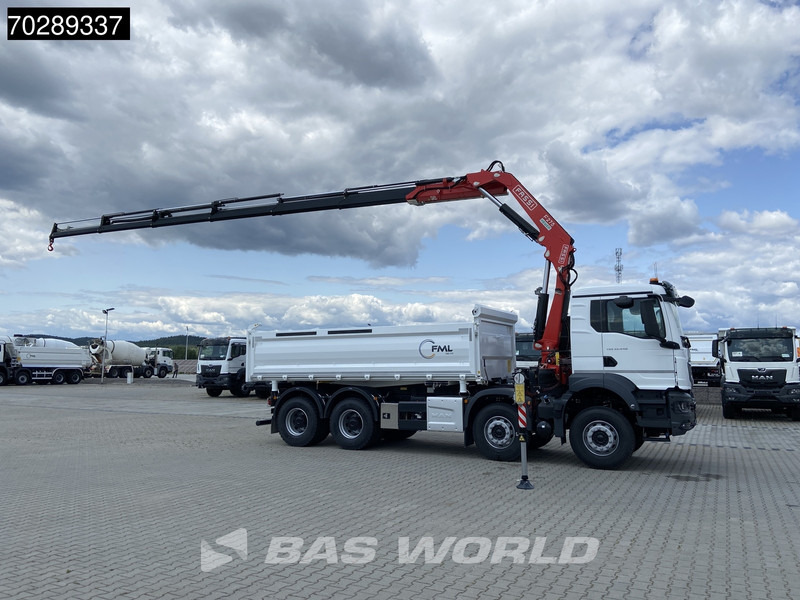 MAN TGS 35.440 8X4 NEW! Fassi F275.026 Kran Crane 13m3 3-Sided Tipper Big-Axle Euro 6 - Camião basculante, Camião grua: foto 3 MAN TGS 35.440 8X4 NEW! Fassi F275.026 Kran Crane 13m3 3-Sided Tipper Big-Axle Euro 6 - Camião basculante, Camião grua: foto 3