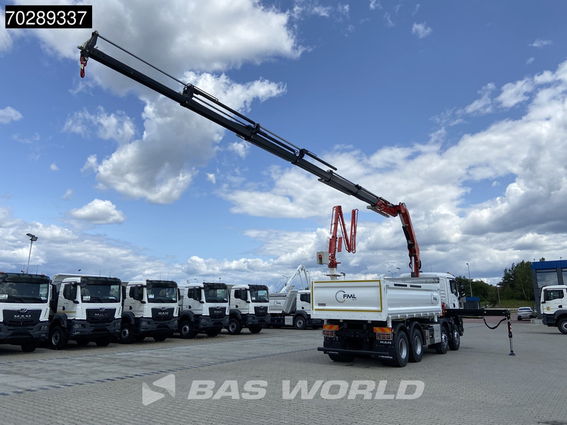 MAN TGS 35.440 8X4 NEW! Fassi F275.026 Kran Crane 13m3 3-Sided Tipper Big-Axle Euro 6 - Camião basculante, Camião grua: foto 5 MAN TGS 35.440 8X4 NEW! Fassi F275.026 Kran Crane 13m3 3-Sided Tipper Big-Axle Euro 6 - Camião basculante, Camião grua: foto 5