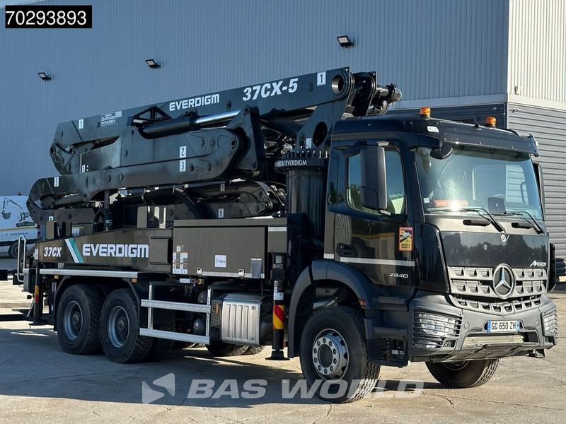 Mercedes-Benz Arocs 2840 Arocs 6X4 Unused! Everdigm 37CX-5 concrete pump Steel Suspension Automatic Euro 6 - Autobomba de betão: foto 3 Mercedes-Benz Arocs 2840 Arocs 6X4 Unused! Everdigm 37CX-5 concrete pump Steel Suspension Automatic Euro 6 - Autobomba de betão: foto 3