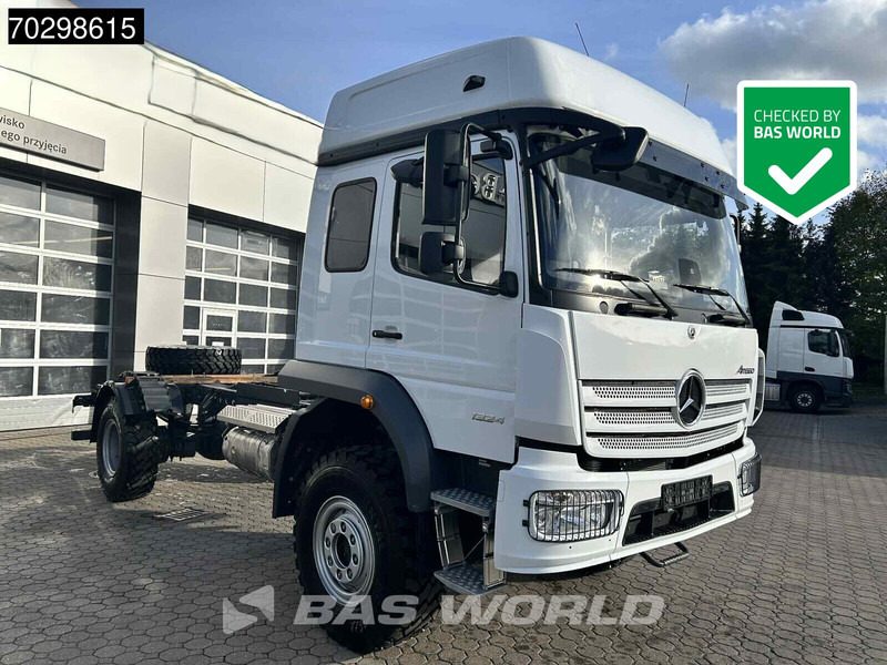 Mercedes-Benz Atego 1324 Atego 4X4 NEW 13.5tons 4x4 chassis Steelsuspension Automatic Euro 6 - Camião chassi: foto 1 Mercedes-Benz Atego 1324 Atego 4X4 NEW 13.5tons 4x4 chassis Steelsuspension Automatic Euro 6 - Camião chassi: foto 1