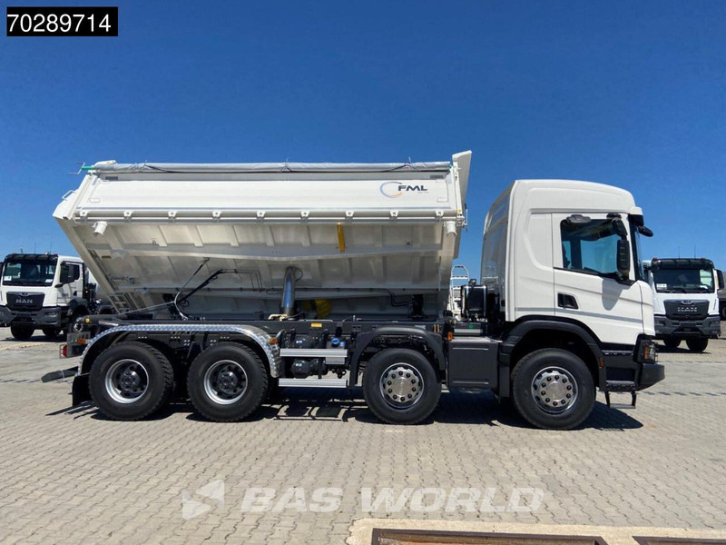 Camião basculante novo Scania P420 8X4 NEW! 13,5m3 3-way tipper Hardox450 Steel Steelsuspension Euro 6: foto 18