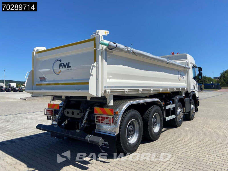 Camião basculante novo Scania P420 8X4 NEW! 13,5m3 3-way tipper Hardox450 Steel Steelsuspension Euro 6: foto 12