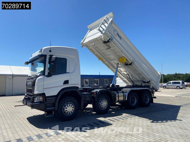 Camião basculante novo Scania P420 8X4 NEW! 13,5m3 3-way tipper Hardox450 Steel Steelsuspension Euro 6: foto 6