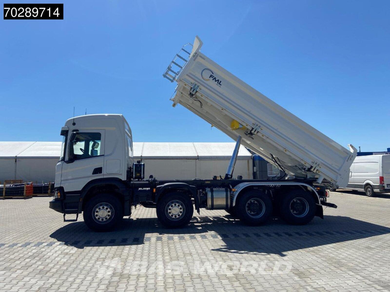 Camião basculante novo Scania P420 8X4 NEW! 13,5m3 3-way tipper Hardox450 Steel Steelsuspension Euro 6: foto 7