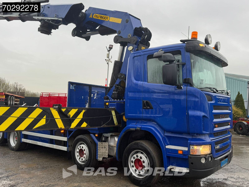 Scania R420 8X2 Palfinger PK100002 Crane Kran + PJ170 JIB Lift Axle Euro 4 - Camião de caixa aberta/ Plataforma, Camião grua: foto 5 Scania R420 8X2 Palfinger PK100002 Crane Kran + PJ170 JIB Lift Axle Euro 4 - Camião de caixa aberta/ Plataforma, Camião grua: foto 5