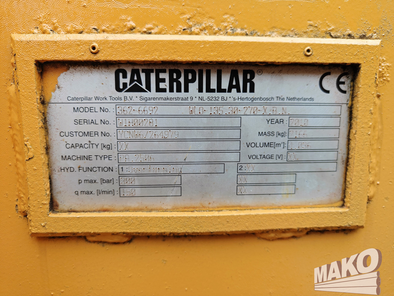 Equipamento para Máquina de construção Łyżka CAT 270cm wysokiego wysypu do ładowarki: foto 6 Equipamento para Máquina de construção Łyżka CAT 270cm wysokiego wysypu do ładowarki: foto 6