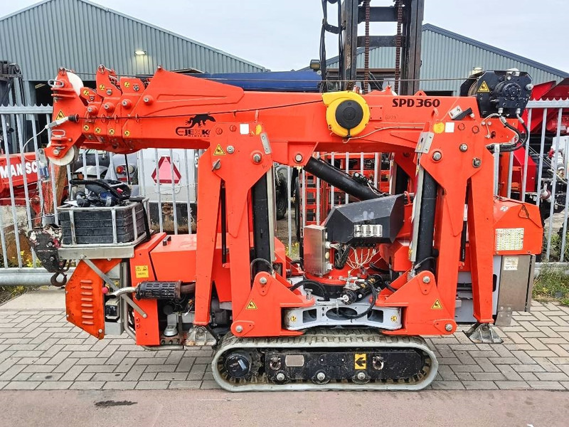 Mini grua Jekko SPD 360 C DH mini hijskraan crane spider spin hybr: foto 9
