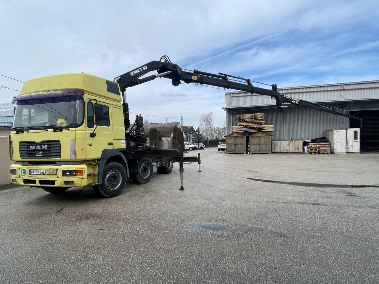 MAN F2000 413 6x2 Manual CRANE Hiab 330+jib 90 21m - Tractor: foto 5 MAN F2000 413 6x2 Manual CRANE Hiab 330+jib 90 21m - Tractor: foto 5