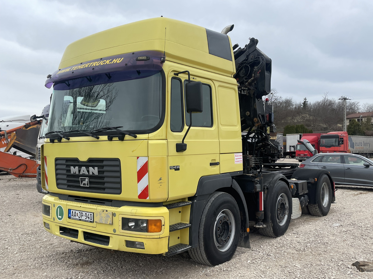 MAN F2000 413 6x2 Manual CRANE Hiab 330+jib 90 21m - Tractor: foto 1 MAN F2000 413 6x2 Manual CRANE Hiab 330+jib 90 21m - Tractor: foto 1