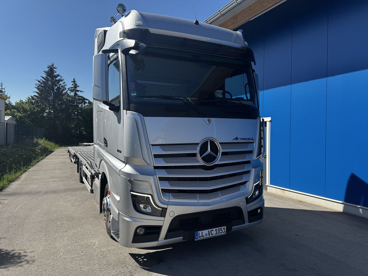 Mercedes-Benz Actros L 1851 FVG Autotransporter + Hänger - Camião transporte de veículos: foto 4 Mercedes-Benz Actros L 1851 FVG Autotransporter + Hänger - Camião transporte de veículos: foto 4