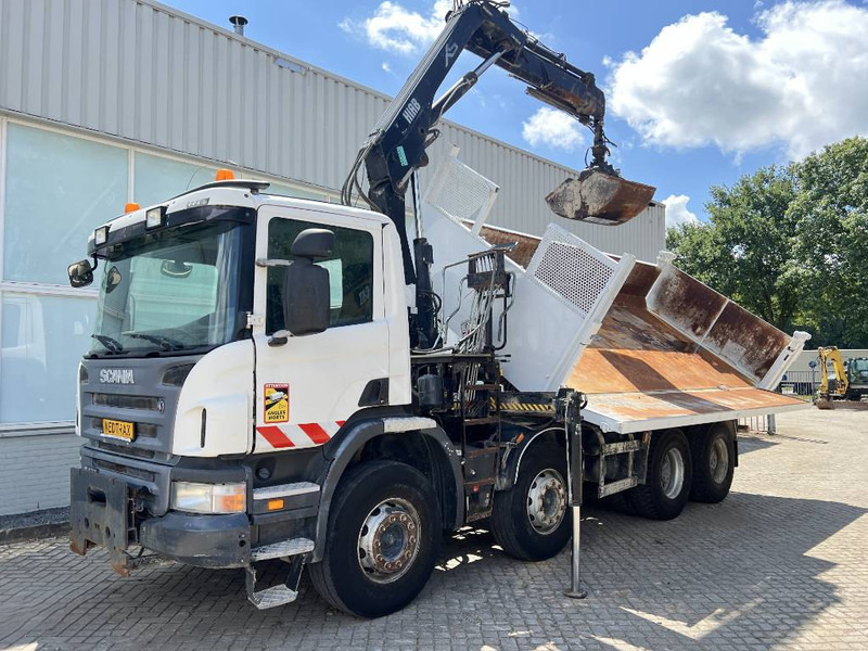 Scania P 400 8X4 KIPPER 2010 + HIAB Crane EURO 5 - Camião basculante, Camião grua: foto 5 Scania P 400 8X4 KIPPER 2010 + HIAB Crane EURO 5 - Camião basculante, Camião grua: foto 5