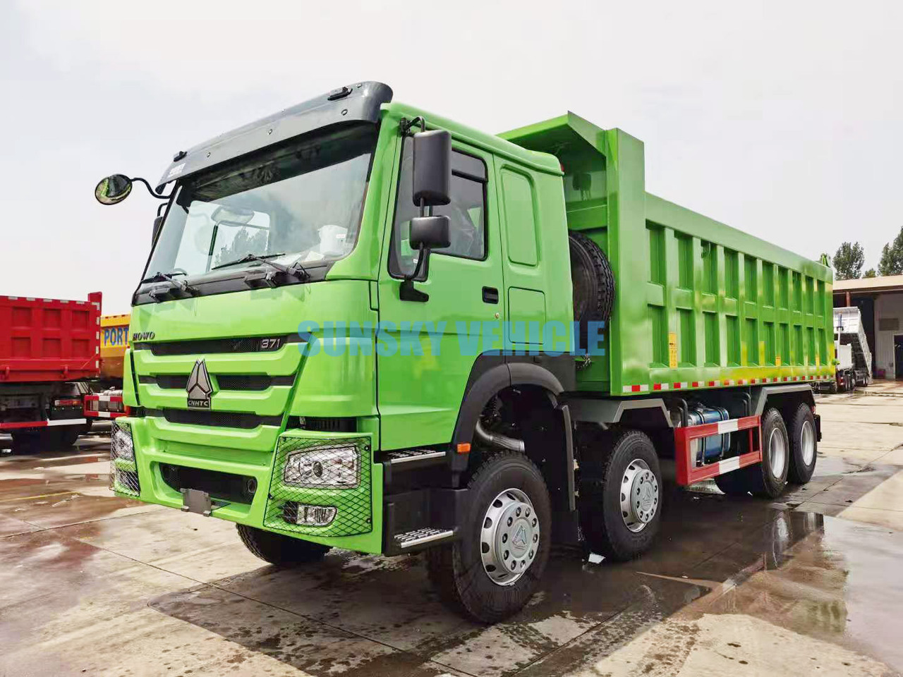 Camião basculante para transporte de materiais a granel novo HOHAN Brand New 8X4 400HP Dump Truck: foto 10