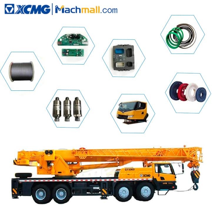 List of XCMG QY50KA truck crane consumable spare parts price - Peça de reposição para Grua móvel: foto 1 List of XCMG QY50KA truck crane consumable spare parts price - Peça de reposição para Grua móvel: foto 1