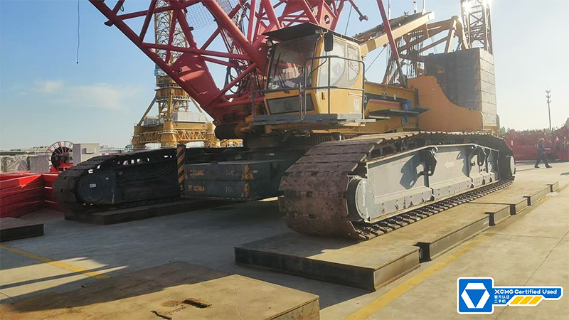 Guindaste sobre esteiras XCMG 500 tons 2016 XGC500 used lift machine crane with crawler for sale: foto 8