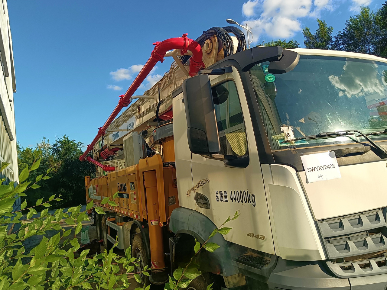 XCMG Official Schwing Concrete Pump HB58V 58m Mobile Hydraulic Used Concrete Pump Truck For Sale - Autobomba de betão: foto 3 XCMG Official Schwing Concrete Pump HB58V 58m Mobile Hydraulic Used Concrete Pump Truck For Sale - Autobomba de betão: foto 3