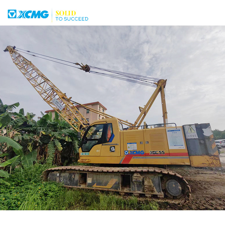 XCMG Official Second Hand Mini Crawler Crane XGC55 Used Mobile Crane For Sale - Guindaste sobre esteiras: foto 1 XCMG Official Second Hand Mini Crawler Crane XGC55 Used Mobile Crane For Sale - Guindaste sobre esteiras: foto 1