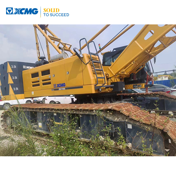 XCMG Official Used 100 Ton Mobile Crane XGC100A Hydraulic Lattice Boom Crawler Crane For Sale - Guindaste sobre esteiras: foto 1 XCMG Official Used 100 Ton Mobile Crane XGC100A Hydraulic Lattice Boom Crawler Crane For Sale - Guindaste sobre esteiras: foto 1