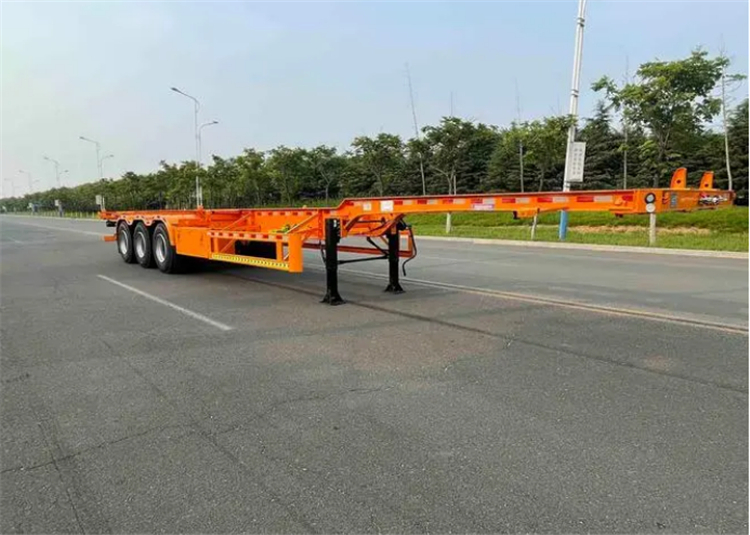 XCMG Official XLYZ9420TJZ Flatbed Container Carrier Semi Trailer - Semi-reboque transportador de contêineres/ Caixa móvel: foto 4 XCMG Official XLYZ9420TJZ Flatbed Container Carrier Semi Trailer - Semi-reboque transportador de contêineres/ Caixa móvel: foto 4