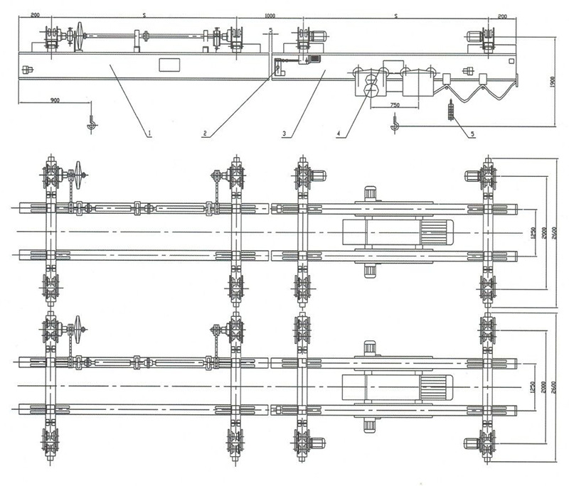 XCMG electric double-girder suspension rail-crossing crane - Guindaste de pórtico: foto 4 XCMG electric double-girder suspension rail-crossing crane - Guindaste de pórtico: foto 4