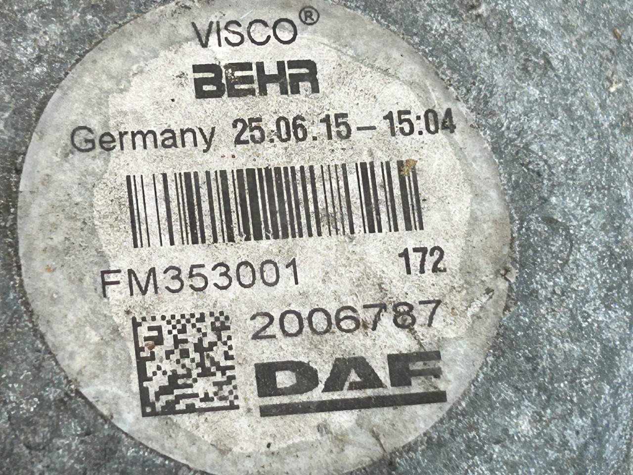 DAF VISCO VISCOTIC CLUTCH XF 106 460 - Ventilador para Camião: foto 5 DAF VISCO VISCOTIC CLUTCH XF 106 460 - Ventilador para Camião: foto 5