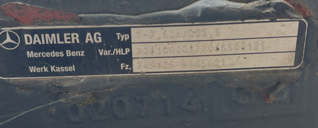 MERCEDES ACTROS MP4 TRAILING AXLE - Eixo traseiro: foto 4 MERCEDES ACTROS MP4 TRAILING AXLE - Eixo traseiro: foto 4