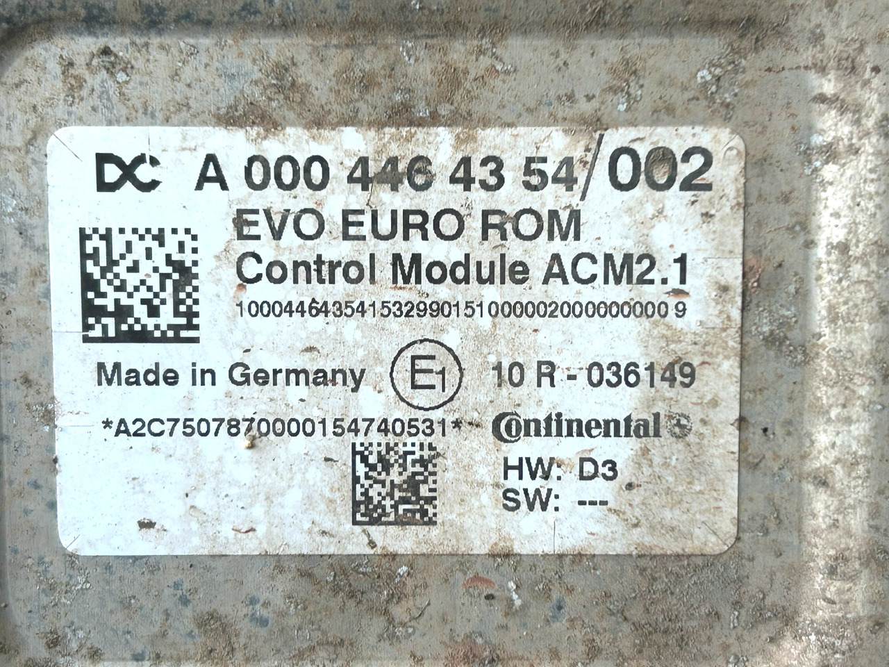 MERCEDES AROCS MP4 ACM 2.1 - Centralina electrónica para Camião: foto 3 MERCEDES AROCS MP4 ACM 2.1 - Centralina electrónica para Camião: foto 3