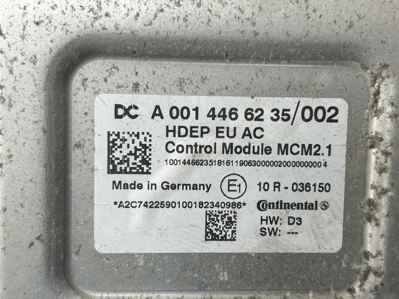 MERCEDES-BENZ MCM 2.1 ACTROS MP4 - Centralina electrónica para Camião: foto 2 MERCEDES-BENZ MCM 2.1 ACTROS MP4 - Centralina electrónica para Camião: foto 2